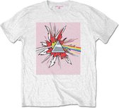 Pink Floyd Heren Tshirt -L- Lichtenstein Prism Wit