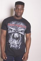 Iron Maiden Heren Tshirt -XL- Final Frontier Eddie Vintage Zwart