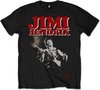 Jimi Hendrix - Block Logo Heren T-shirt - S - Zwart