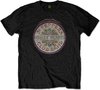 The Beatles - Original Pepper Drum Heren T-shirt - 2XL - Zwart