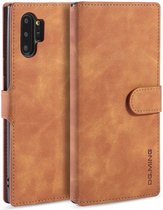 DG Ming Retro Portemonnee Samsung Galaxy Note 10 Plus Hoesje Bruin