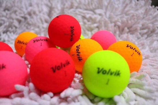 Volvik Vivid Golfballen - Dozijn / 12 stuks - Rood — afbeelding 5