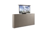 Beddenleeuw TV-Lift 140 breed x 83 hoog - kleur Skai Taupe