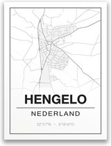 Poster/plattegrond HENGELOGLD - 30x40cm