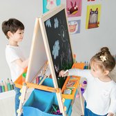 Teamson Kids Schildersezel Voor Kinderen - Kinderspeelgoed - 3-in-1 Ontwerp - Blauw/Hout