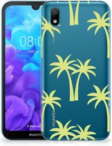 Back Case Huawei Y5 (2019) TPU Siliconen Hoesje Palmtrees