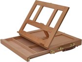 Chevalet de table Artina - Table à dessin en hêtre - 33,5x30x28 cm - Colmar