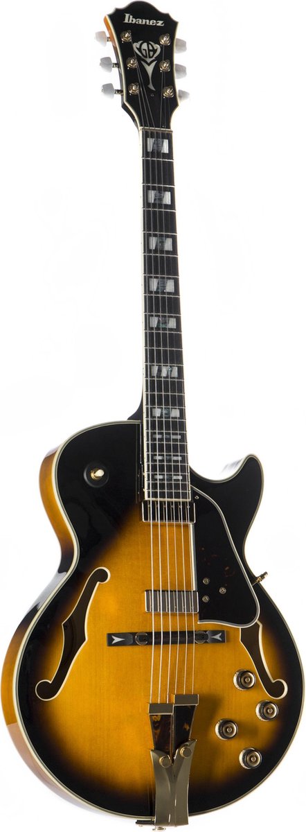 Ibanez GB10SE George Benson Signature Brown Sunburst met koffer
