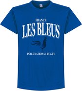 Frankrijk Les Bleus Rugby T-Shirt - Blauw - L