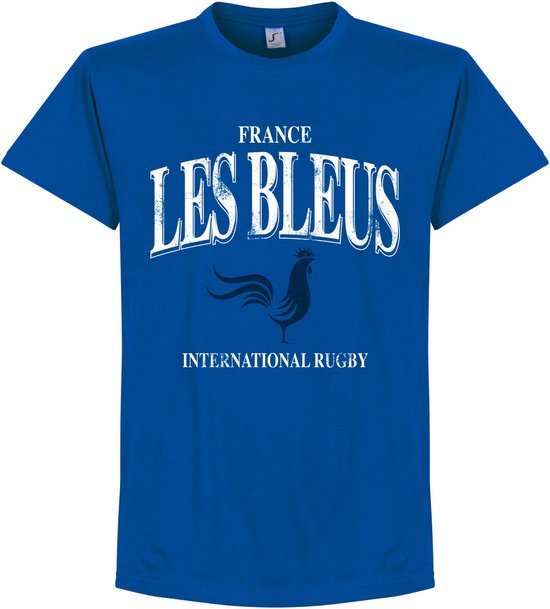 Frankrijk Les Bleus Rugby T-Shirt - Blauw - L