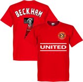 Manchester United Beckham 7 Gallery Team T-Shirt - Rood - XS