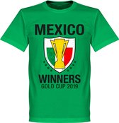 Mexico Gold Cup Winnaars 2019 T-Shirt - Groen - XS