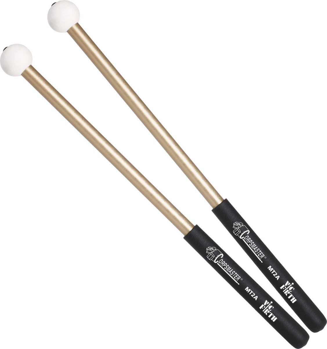 Vic-Firth Multi Tenor Schlägel MT2A Super-hard - Accessoire voor marching drums