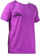 Legend Sports Dryfit Sportshirt Melange Paars Maat 3xs