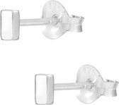 Jewelryz Mini bar Oorbellen | 925 sterling zilveren oorknoppen | 4x1 mm