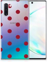 Geschikt voor Samsung Galaxy Note 10 Siliconen Case Cherries