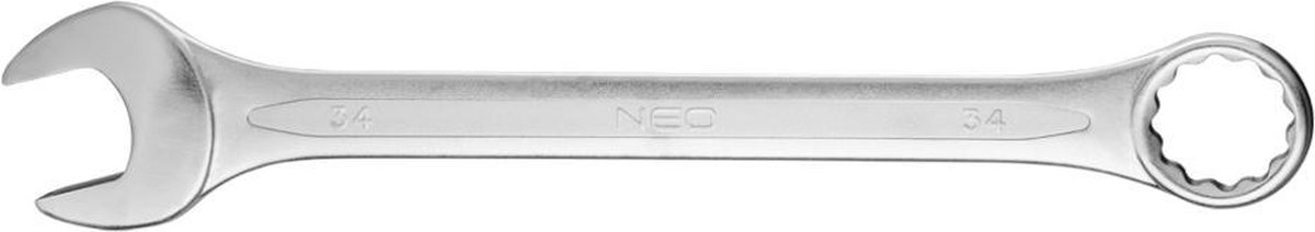 Neo Tools Steek/ringsleutel 34mm DIN 3113 CrV Staal TUV M+T