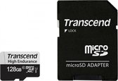 Transcend High Endurance 350V microSDXC-kaart 128 GB Class 10, UHS-I Incl. SD-adapter