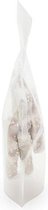 Stazakken Transparant 10x6x15cm | 57 gram met rond ophanggat (100 stuks)