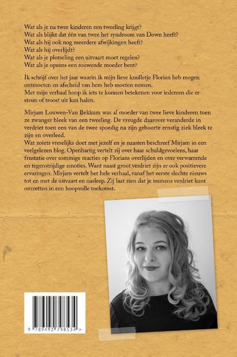 Florian is niet voorbij - back cover