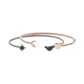 Emporio Armani Heritage Armband  (Lengte: 16.00 cm) - Roségoud