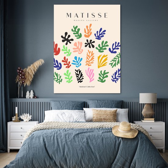Affiche 120x160 cm - Matisse - Art abstrait - Arc-en-ciel - Pastel - Posters - Décoration chambre - Décoration murale salon - Décoration murale chambre XXL