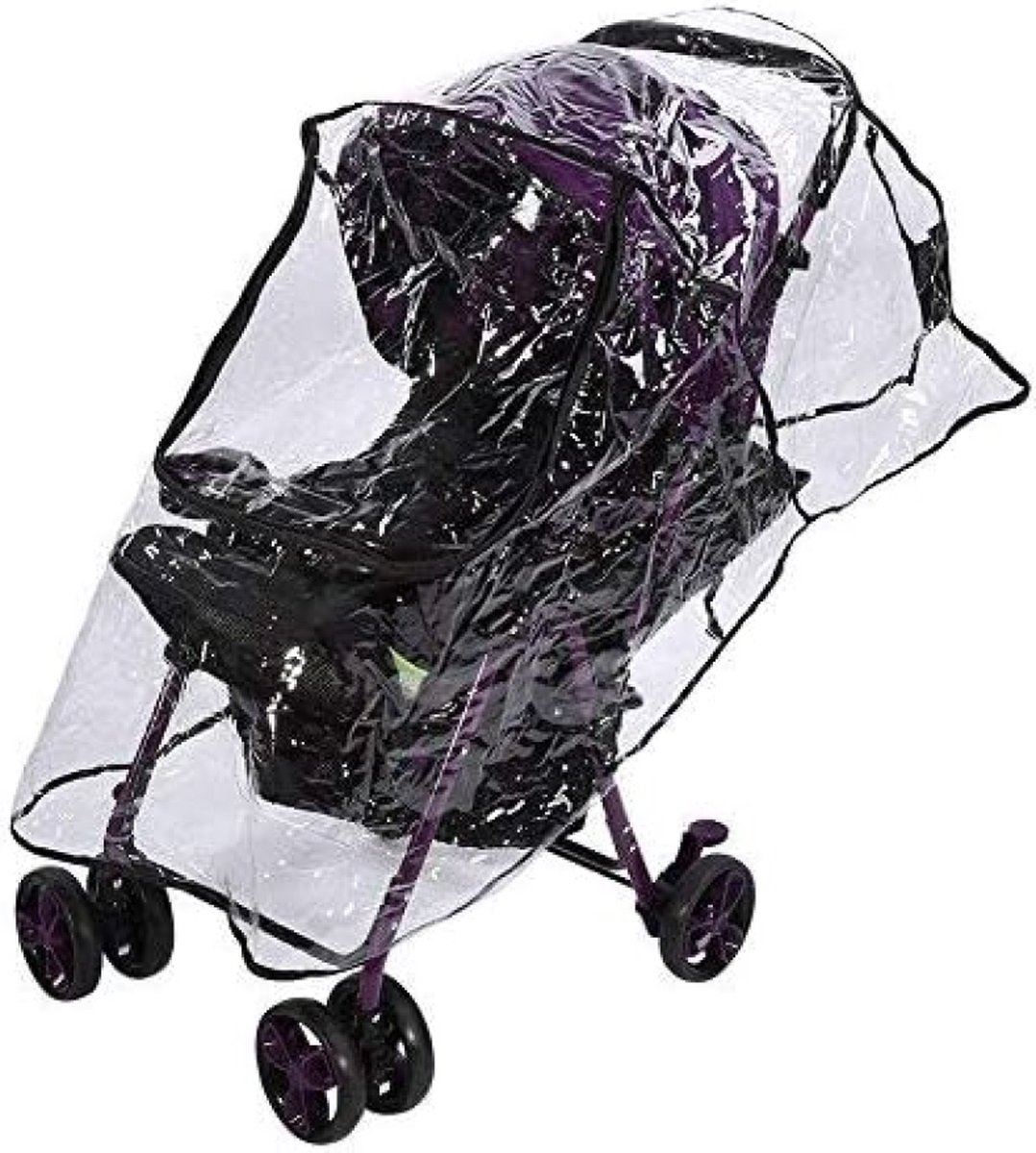 Regenhoes voor baby's, buggy, waterdicht, met ritssluitingen, kinderwagen, accessoires, regenhoes, windbescherming, ademend