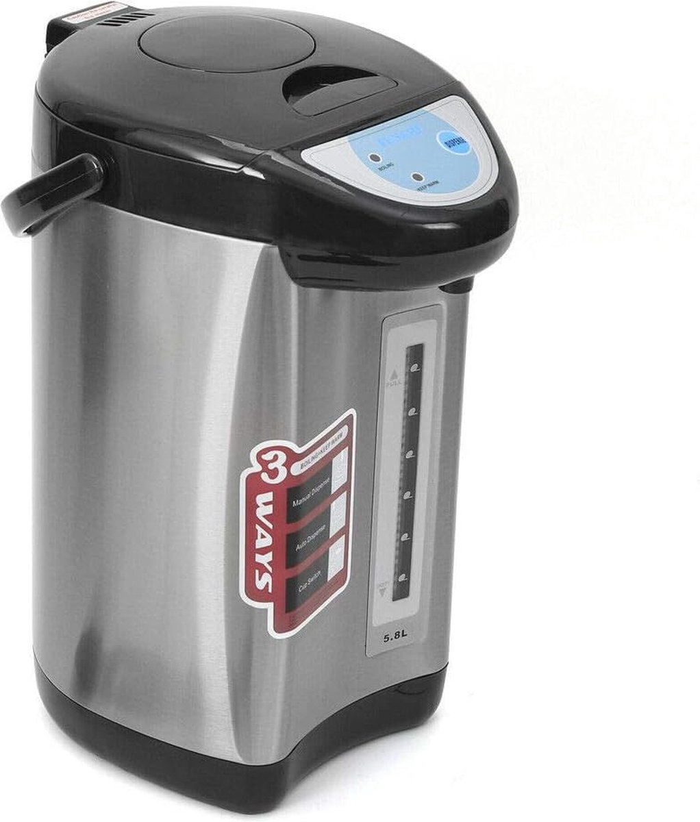 4L Elektrische Waterkoker en Warmwaterdispenser - Rvs, 750W