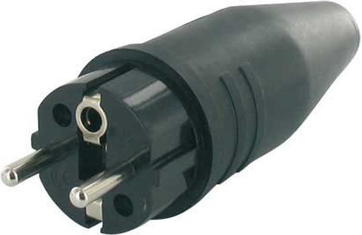 Rubber stekker 220 Volt male