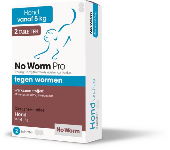 Exil No Worm Pro - Hond - 2 Tabletten