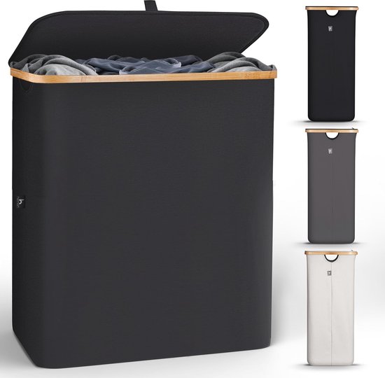 Schuine zwarte afzuigkap | 90 cm