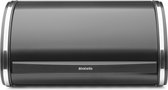 Boîte à Pain Brabantia - avec Couvercle Coulissant - Medium - Noir Mat