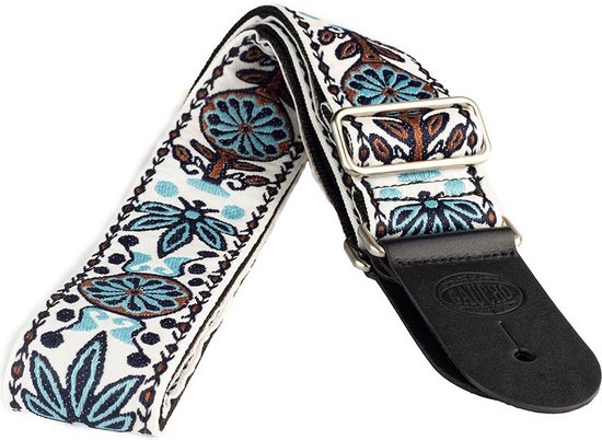 Buckle-Down GS-W31911 Sangle de guitare avec clous Largeur 5,1 cm Longueur 73,7-137,2 cm