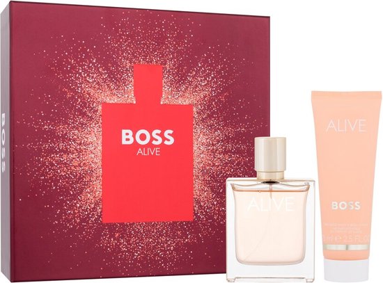 Hugo Boss Alive Geschenkset Eau de Parfum Spray 50ml + Bodylotion 75ml 125 ml