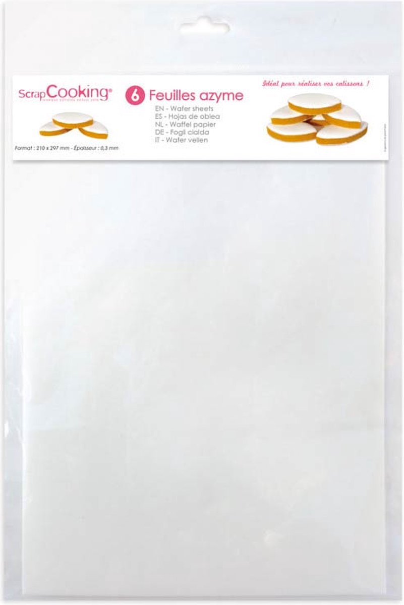ScrapCooking Eetbare Vellen pk/6