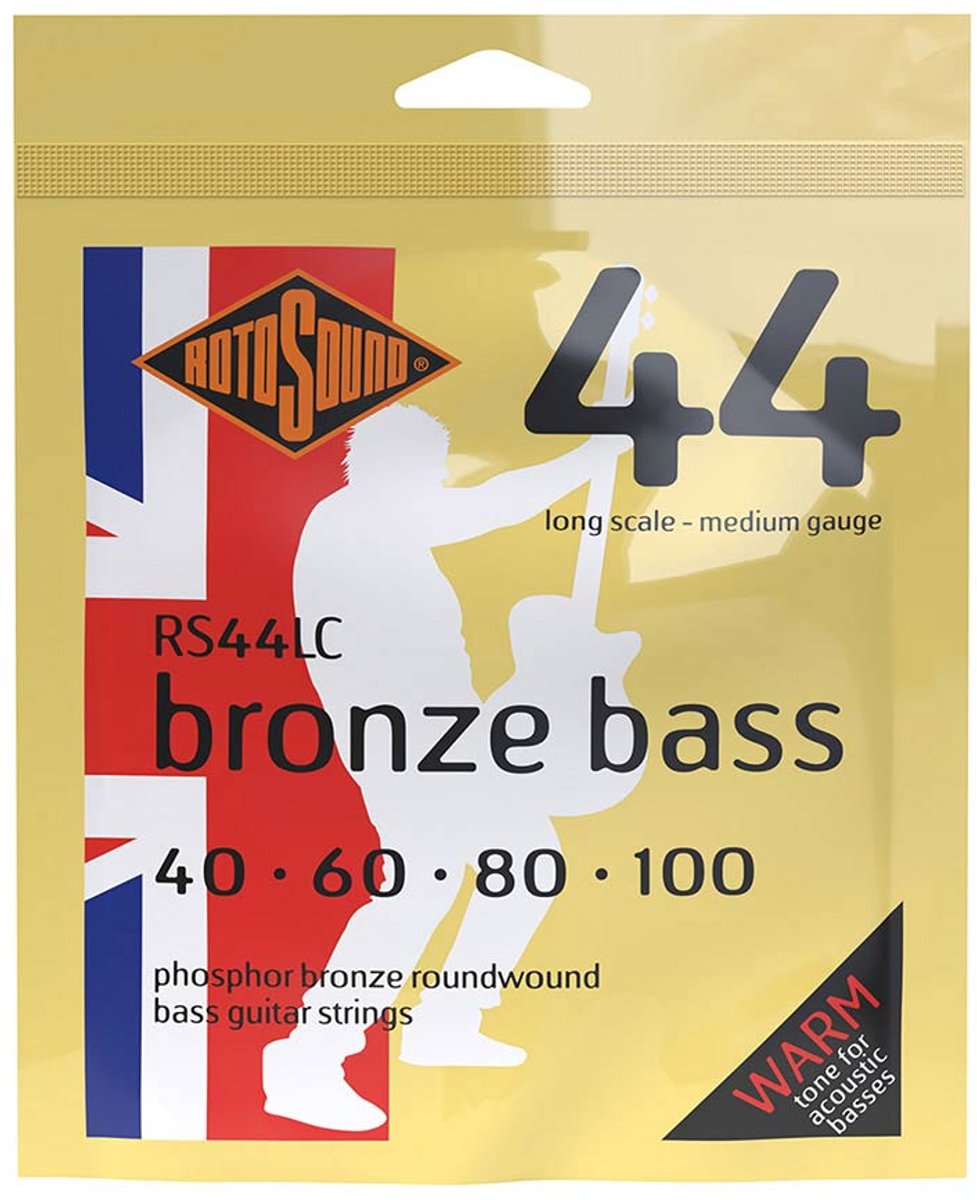 Phosphor Bronze Snarenset Akoestische Bas Medium Gauge (040-100)