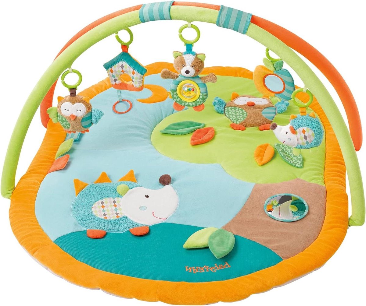 3D-activiteitendeken Play Arch Kruipmat voor baby's 5 verwijderbare speeltjes Speelmat voor baby's kinderen 0 maanden geboortecadeau