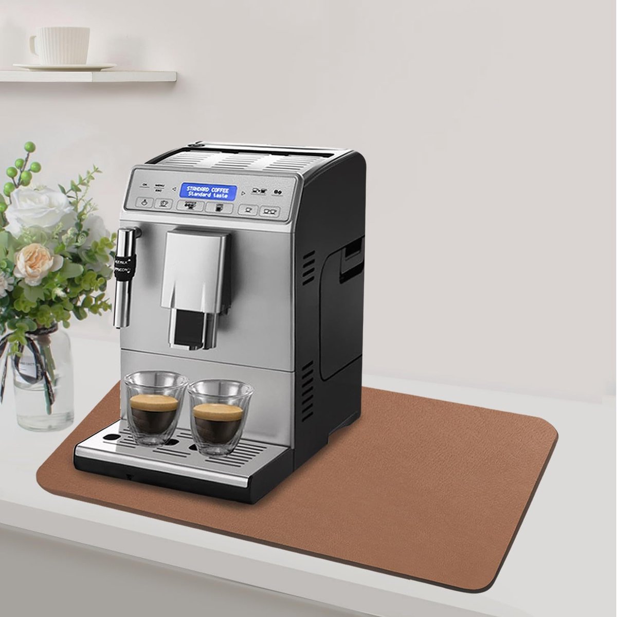 Goedkoopste Keuken Superabsorberende drainagemat Keuken Aanrecht Antislip drainagemat Keuken Aanrecht Schotel Droogmat Geschikt voor koffiebargootsteen Aanrecht