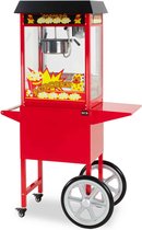 HCB® - Professionele Luxe Popcorn machine met onderstel- 230V - Popcornmachine - Zwart - Horeca Popcornmaker - 30.8 kg - 6249/6248