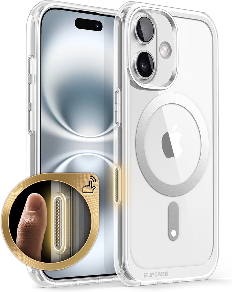 Supcase UB geschikt voor iPhone 16 hoesje - Geschikt voor MagSafe - Transparant