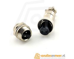 GX12-2 CONNECTOR, 2 PINS