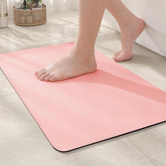 COLOR&GEOMETRY Soft Microfiber Bath Mat 60 x 150cm, Non-Slip Bathroom Mats Extra COLOR&GEOMETRY Soft Microfiber Bath Mat 60 x 150cm, Non-Slip Bathroom Mats Extra