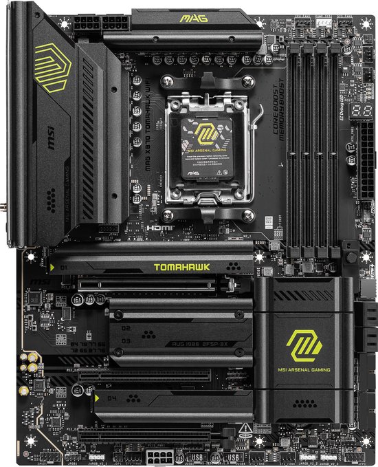 MSI MAG X870 TOMAHAWK WIFI – Moederbord – ATX – AMD X870 – Socket AM5