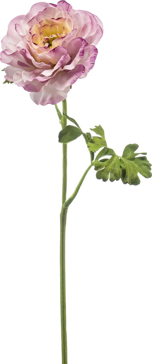 Emerald Kunstbloem Ranonkel 61cm lila - Kunstplant voor binnen