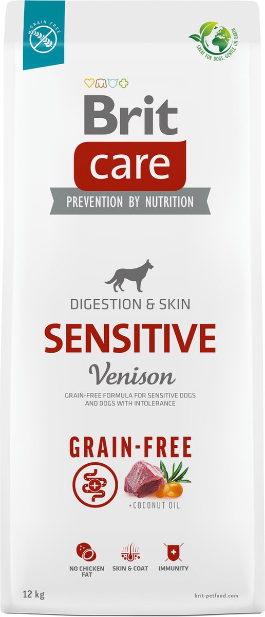 Brit Brit Care Grain-Free Sensitive Digestion & Skin Hert - Hondenvoer - 3 kg