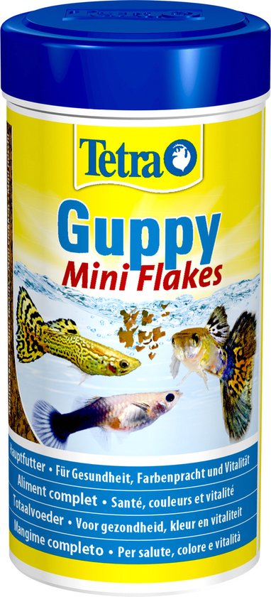 Foto: Tetra guppy vlokken visvoer 250 ml