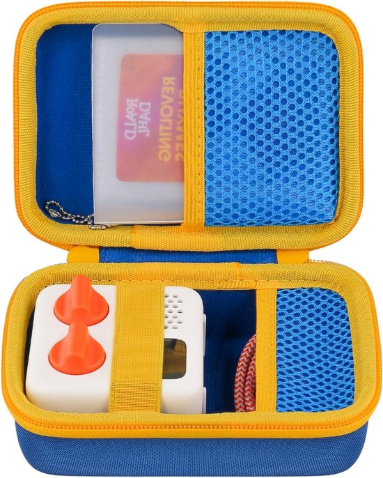 co2CREA Hard hoesje compatibel met Yoto/Yoto Mini Kids Audio Muziekspeler Kinderen Luidspreker Speelt Audioboek Kaarten Radio en Card Case Geschikt voor maximaal Yoto 36 kaarten, roze, for Yoto Player