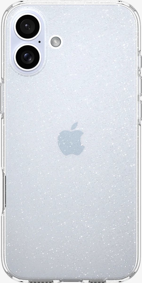 Spigen iPhone 16 Liquid Crystal Hoesje Glitter Quartz (roze)