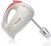 Bol.com Hand Mixer for Cake and Dough - Whisk Assembly with Dough Hook - Electric Kitchen Mixer 150W - 5 Speeds aanbieding