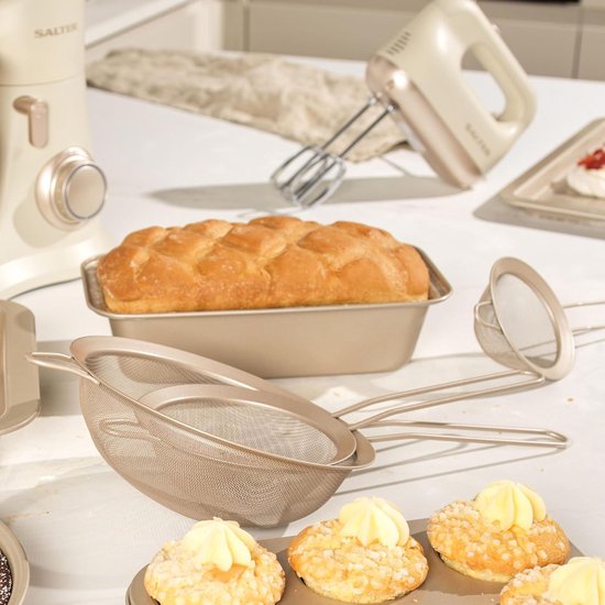 Bakes Hand Mixer with 5 Speed Settings - Electric Whisk for Baking - Includes Beaters, Hooks, and Whisk — afbeelding 4